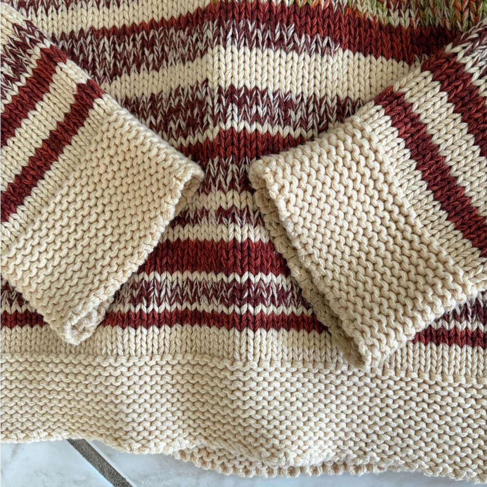 The Great. Sunset Landscape Lodge Cardigan Sweater - Picture 8 of 8
